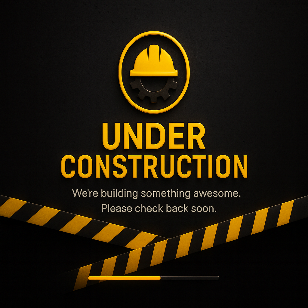 Ilustración de sitio en construcción